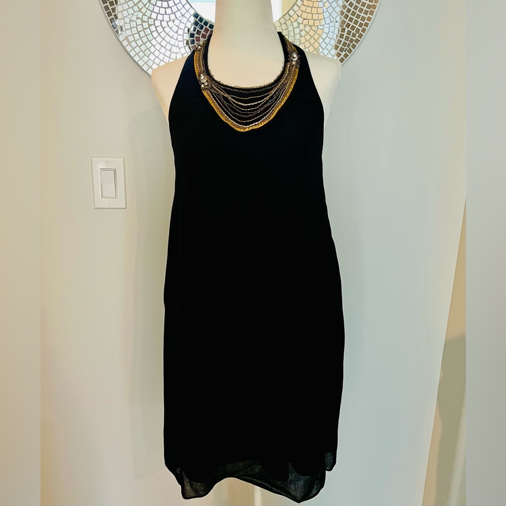 ALICE + OLIVIA Jeweled Embellished Tank Dress